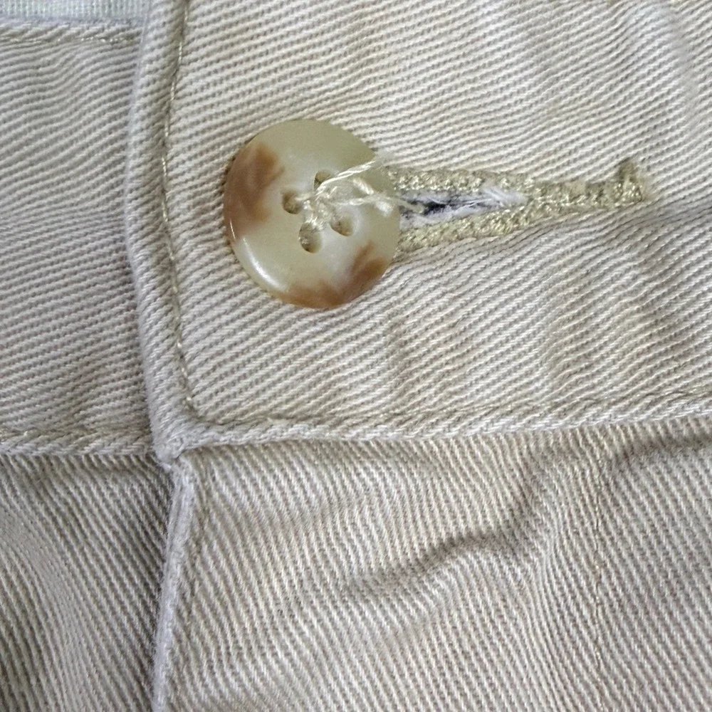 Vintage Polo Ralph‎ Lauren Andrew Chino Short Men 42 Tan Pleated Cotton Classic